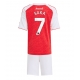 Maillot de foot Arsenal Bukayo Saka #7 Domicile vêtements enfant 2025-26 Manches Courtes (+ pantalon court)